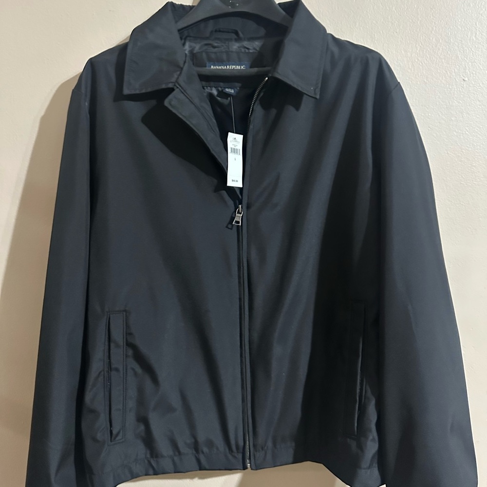 Banana Republic Black Zip-Up Jacket